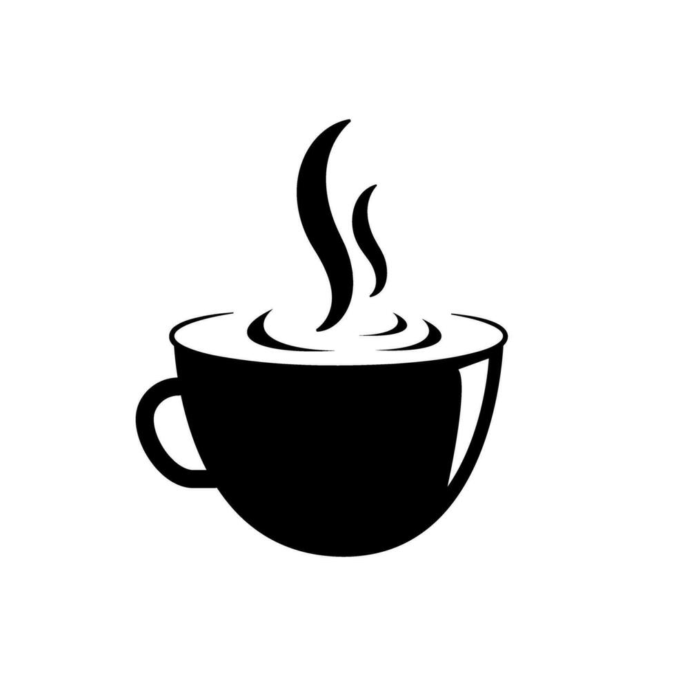 caffè icona vettore. caldo bevanda illustrazione cartello. tè simbolo o logo. vettore