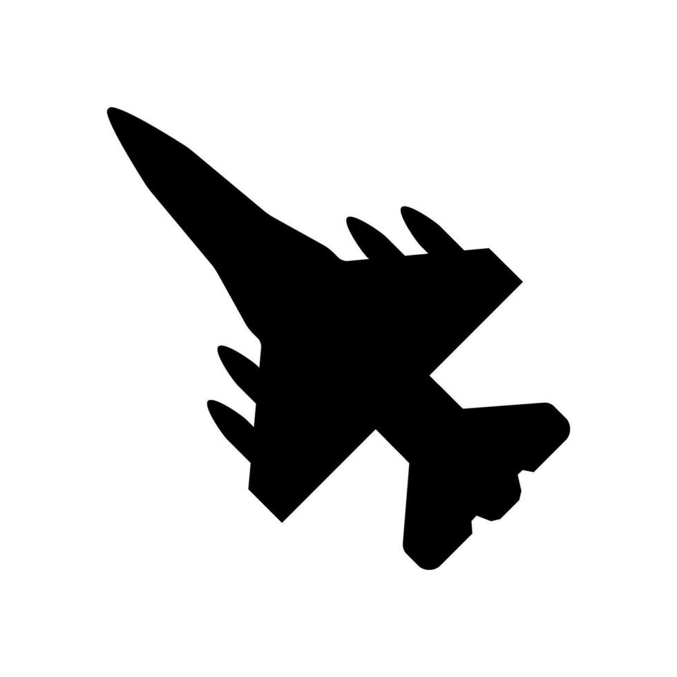 combattente vettore icona. arma illustrazione cartello. bombardamento simbolo. guerra logo.