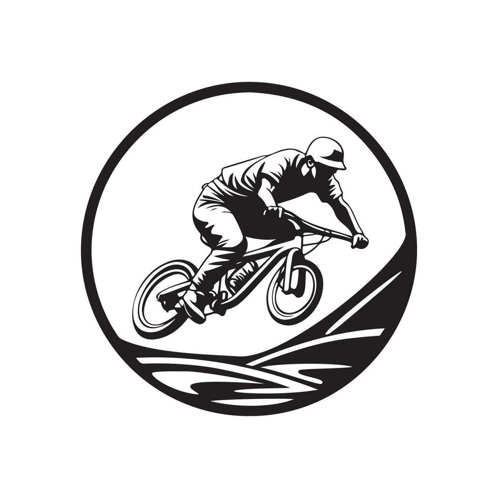 bmx bicicletta vettore arte, icone, e grafica