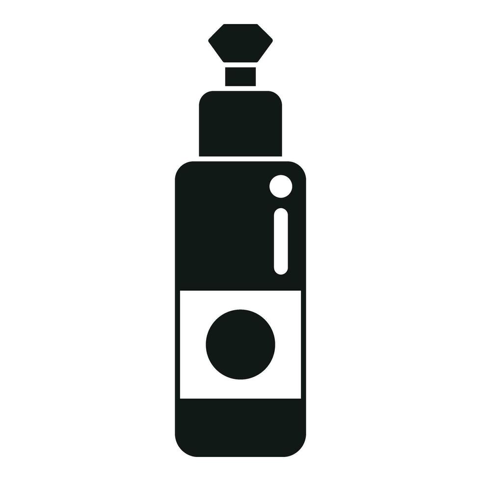 ecografia crema bottiglia icona semplice vettore. ultra suono vettore