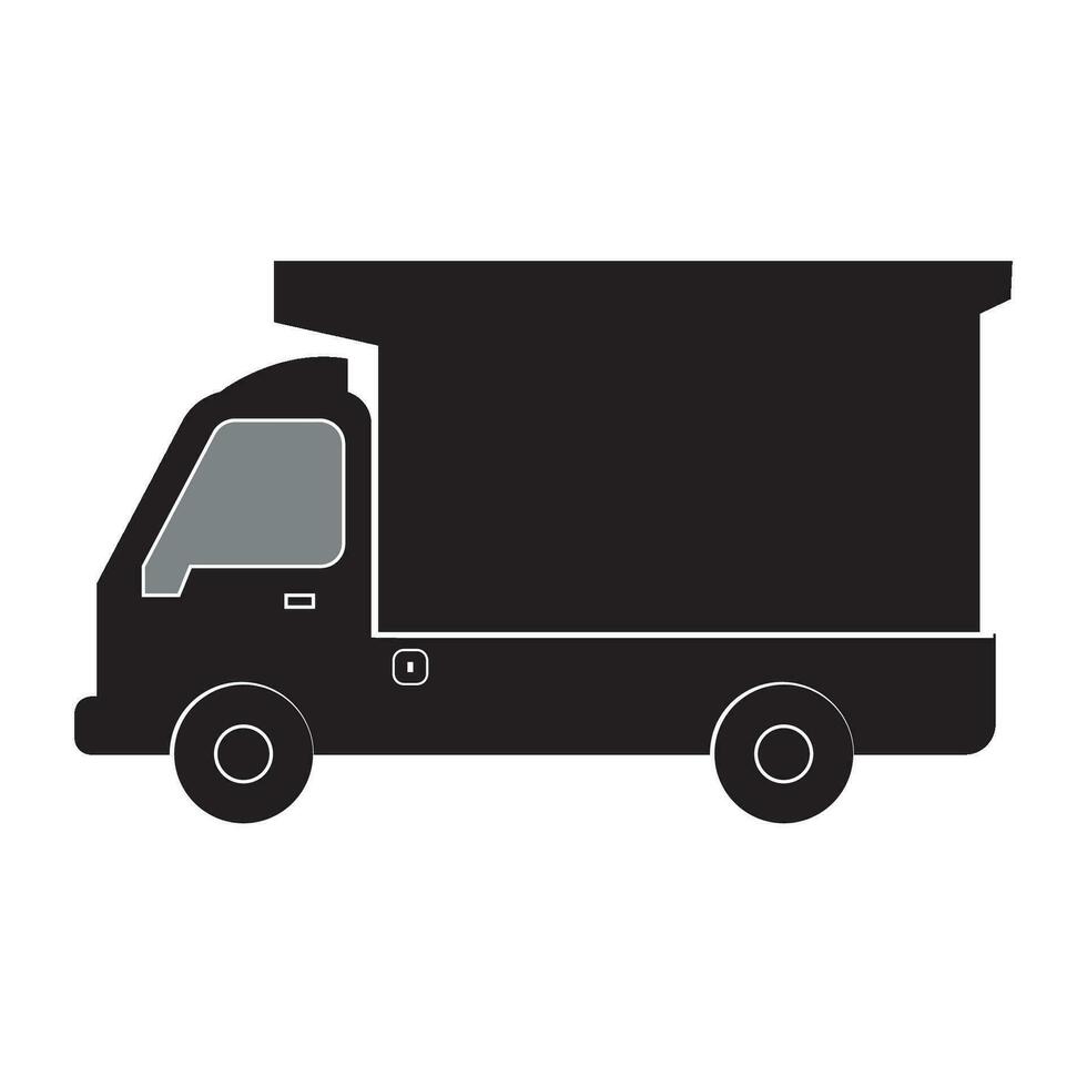 camion icona logo vettore design modello