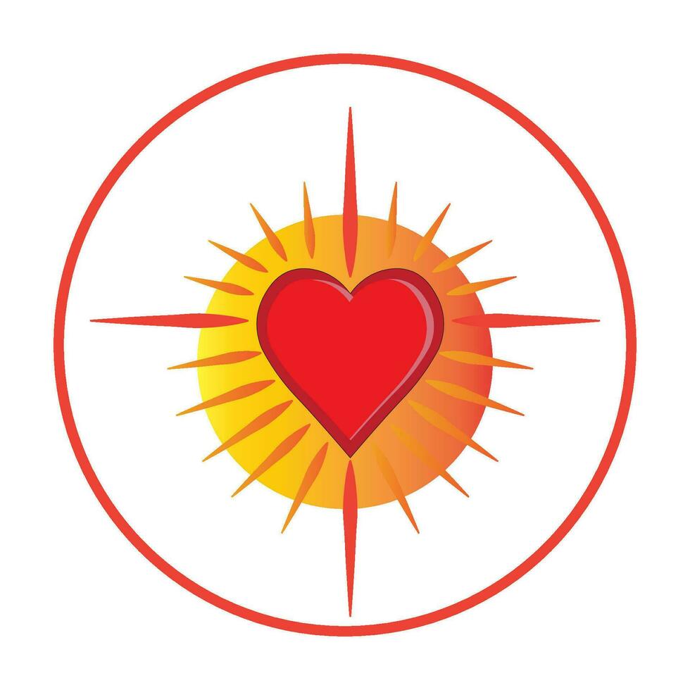 cuore icona logo vettore design modello