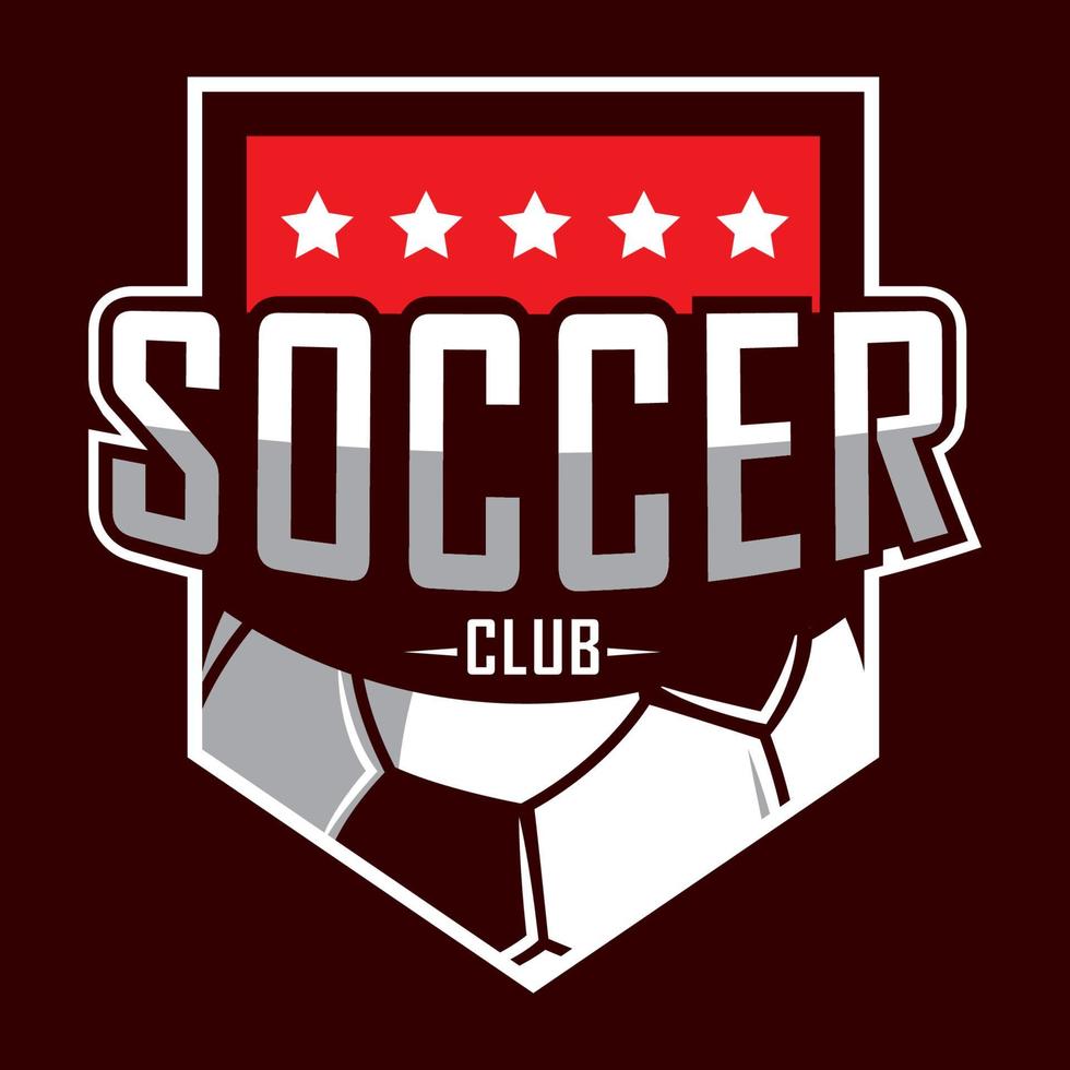 logo del calcio, logo dell'america, logo classico vettore