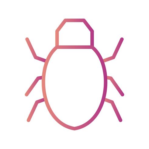 Icona di vettore di bug