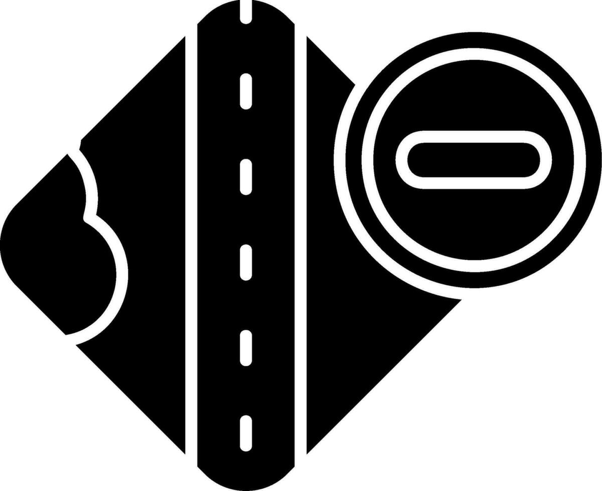 icona del glifo di blocco vettore
