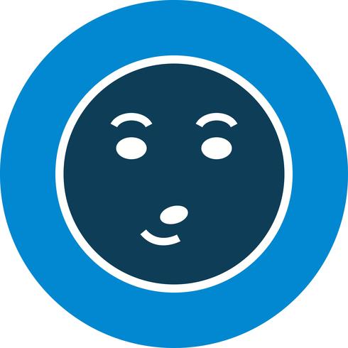 Icona di vettore di Emoji del fischio