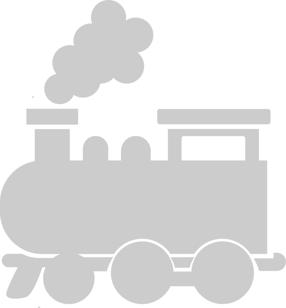vapore locomotiva treno vettore