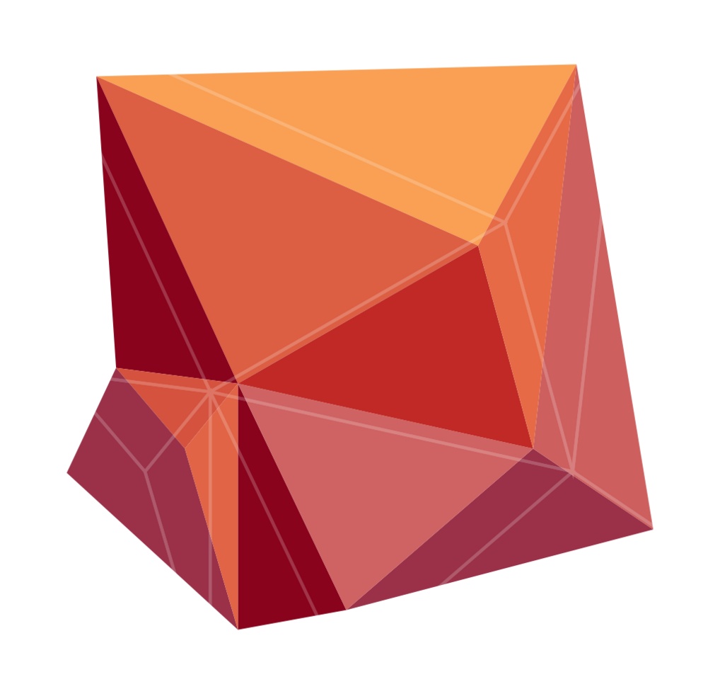 geometrico poligonale astratto forma vettore
