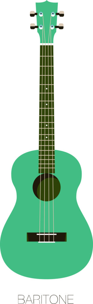 tipo di ukulele vettore