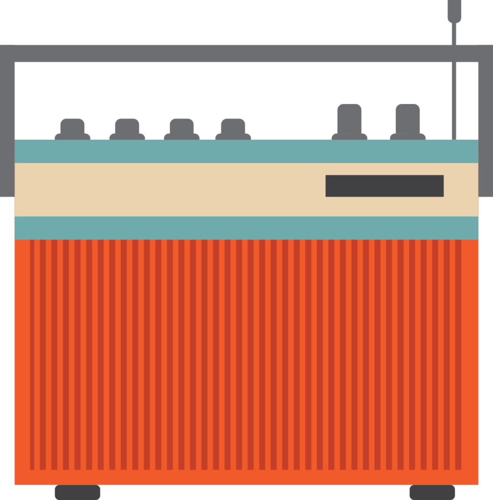 vecchia radio a transistor vettore