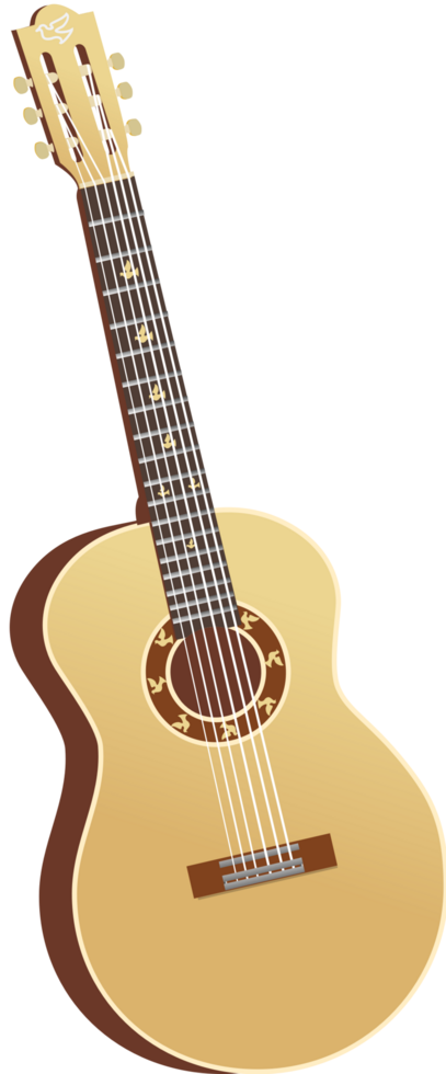 chitarra acustica vettore