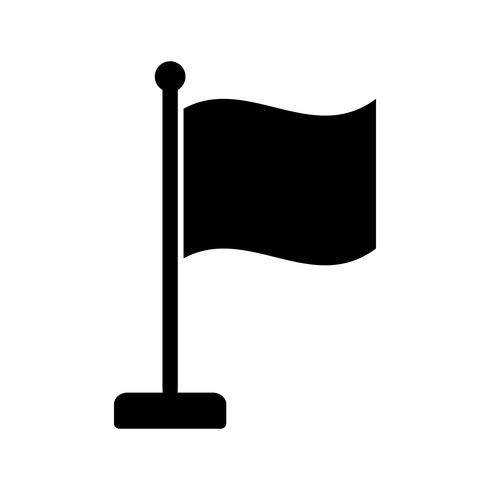 Icona di vettore della bandiera