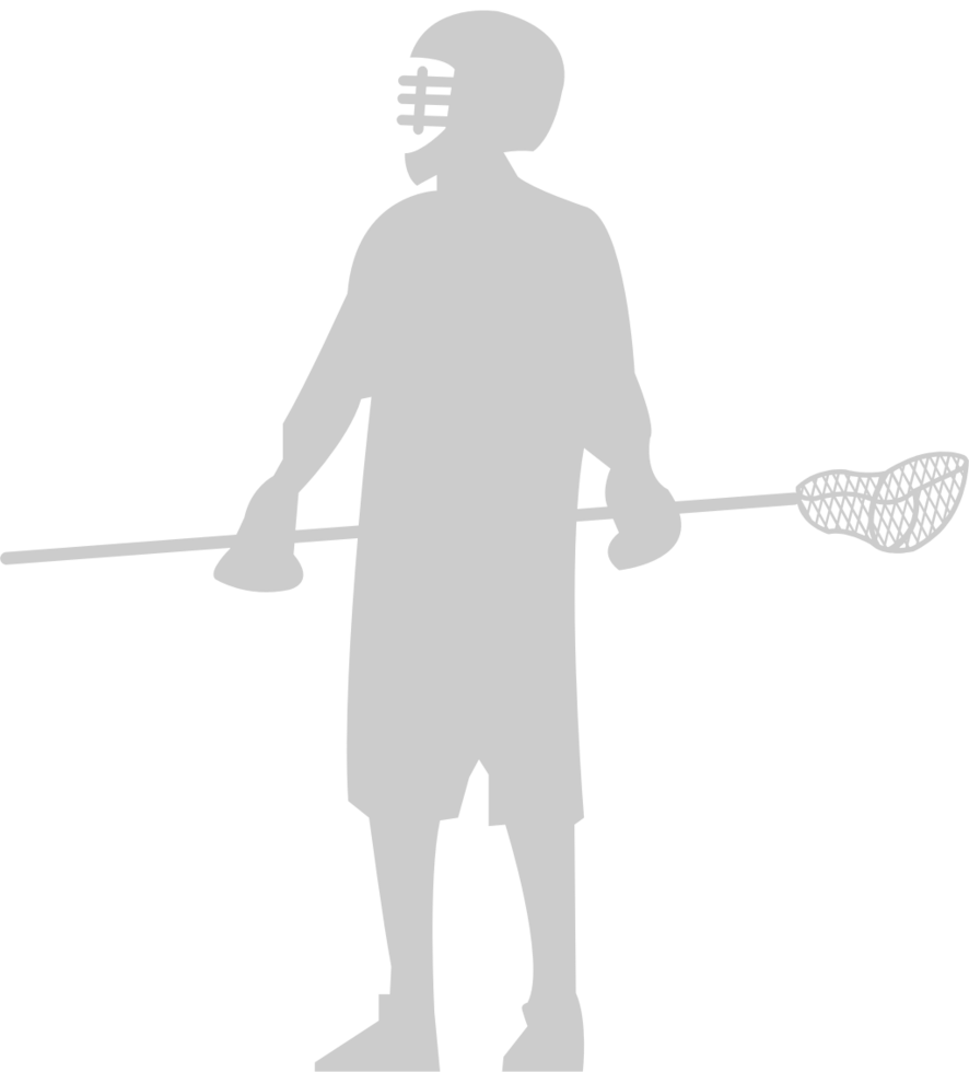 giocatore di lacrosse vettore