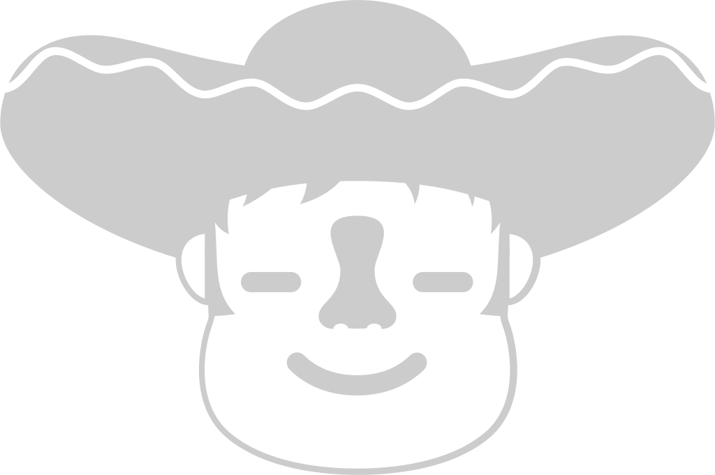messicano sombrero emoticon vettore