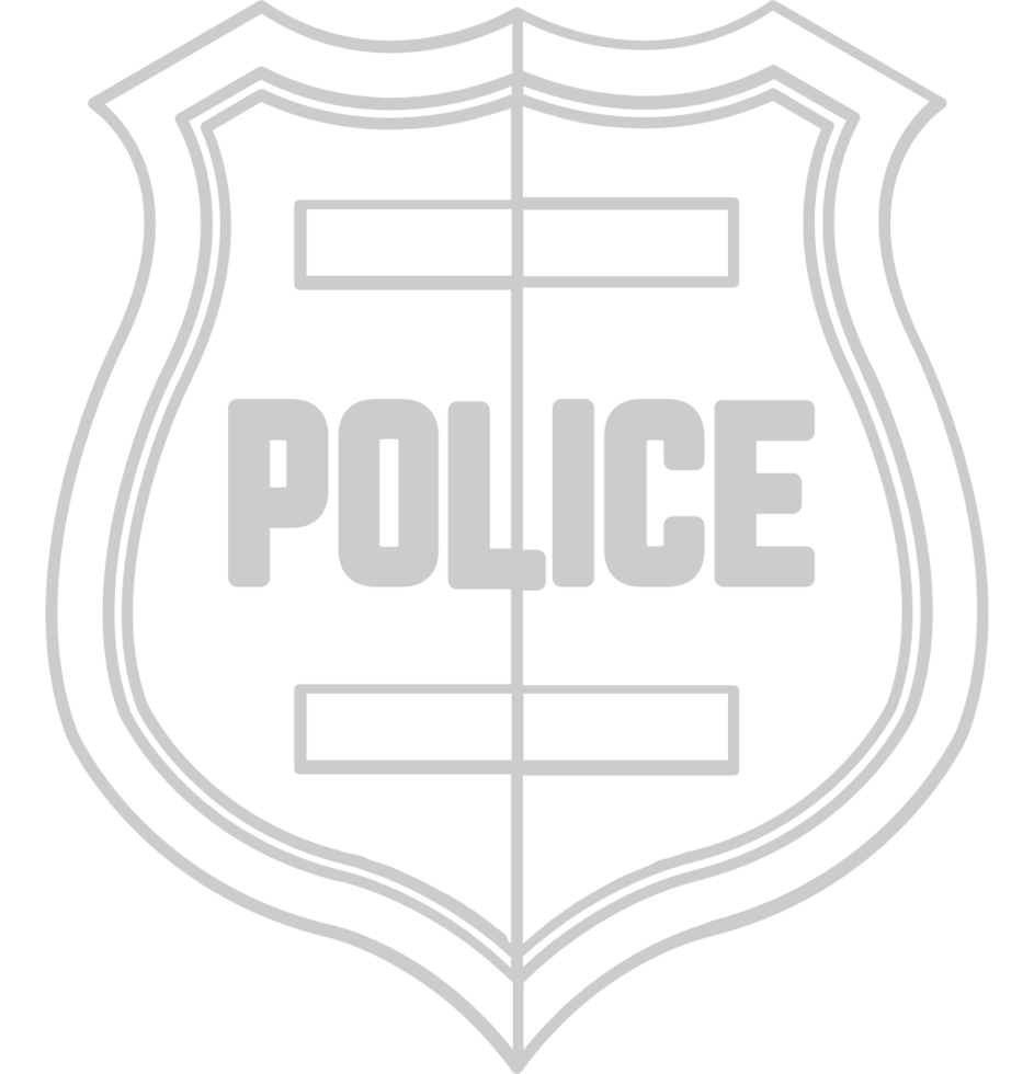 distintivo della polizia vettore