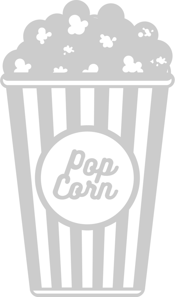 popcorn del film vettore
