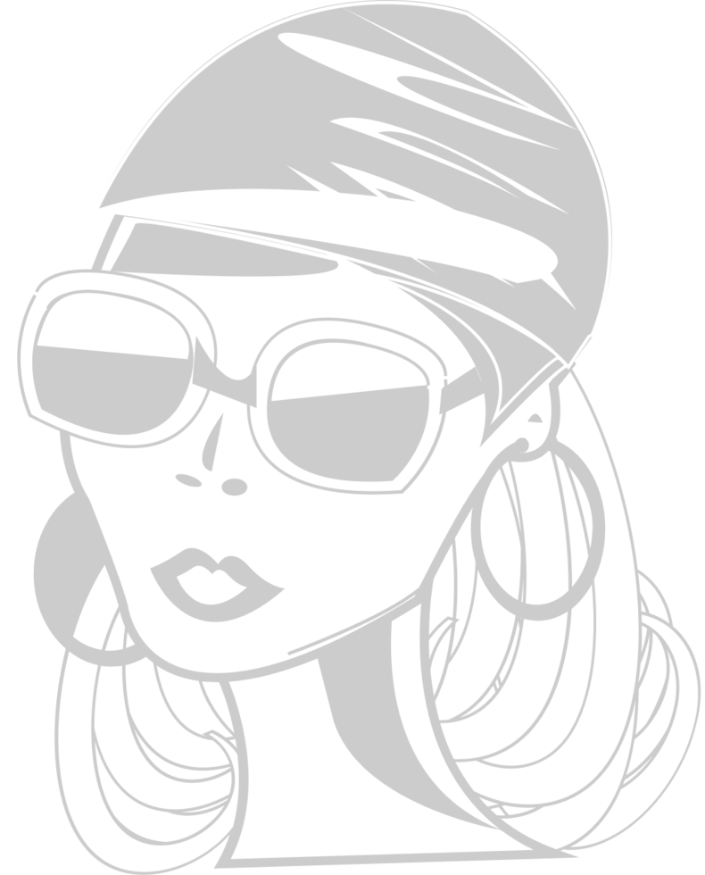 occhiali da sole da donna vettore