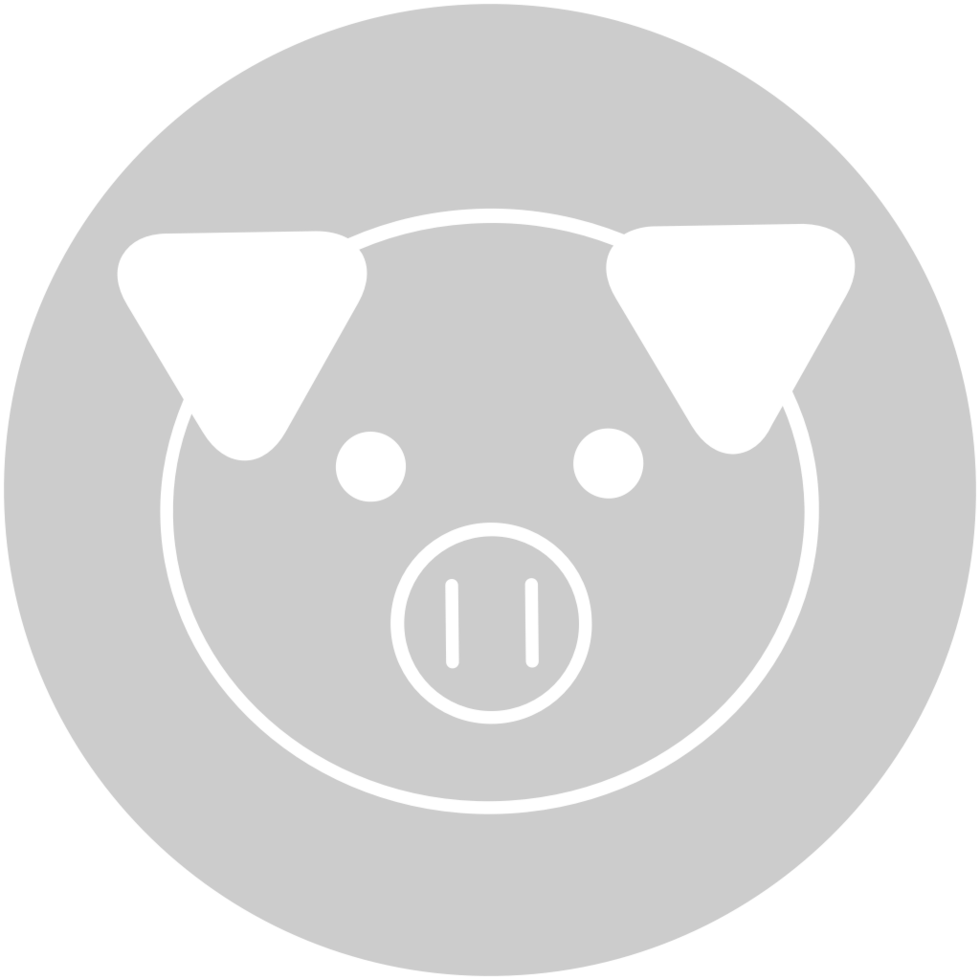 azienda agricola animale maiale vettore