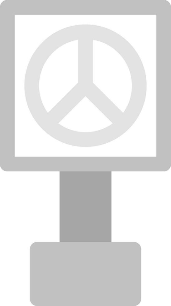 pace cartello creativo icona design vettore