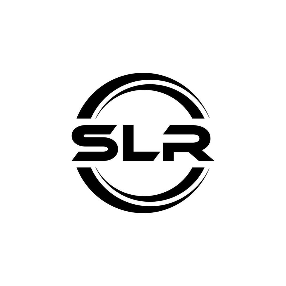 slr lettera logo disegno, ispirazione per un' unico identità. moderno eleganza e creativo design. filigrana il tuo successo con il Impressionante Questo logo. vettore