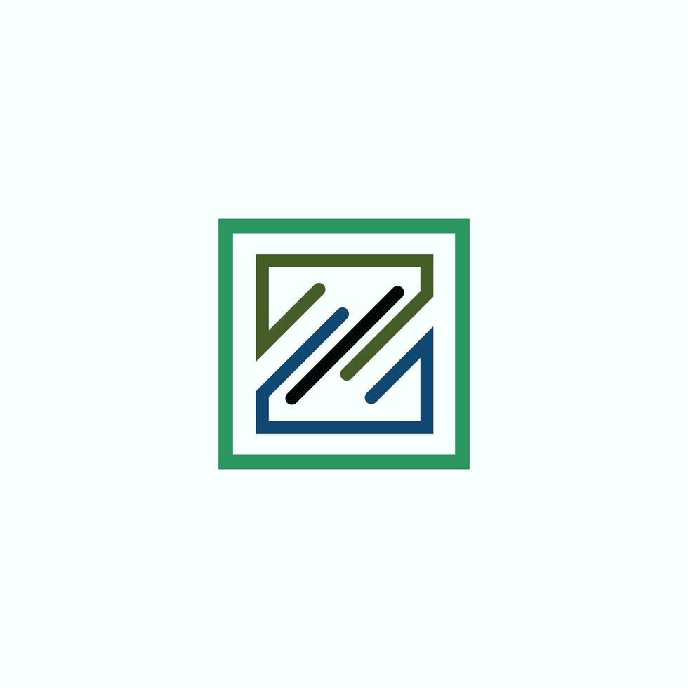 z lettera logo design.z iniziale basato alfabeto icona logo design vettore