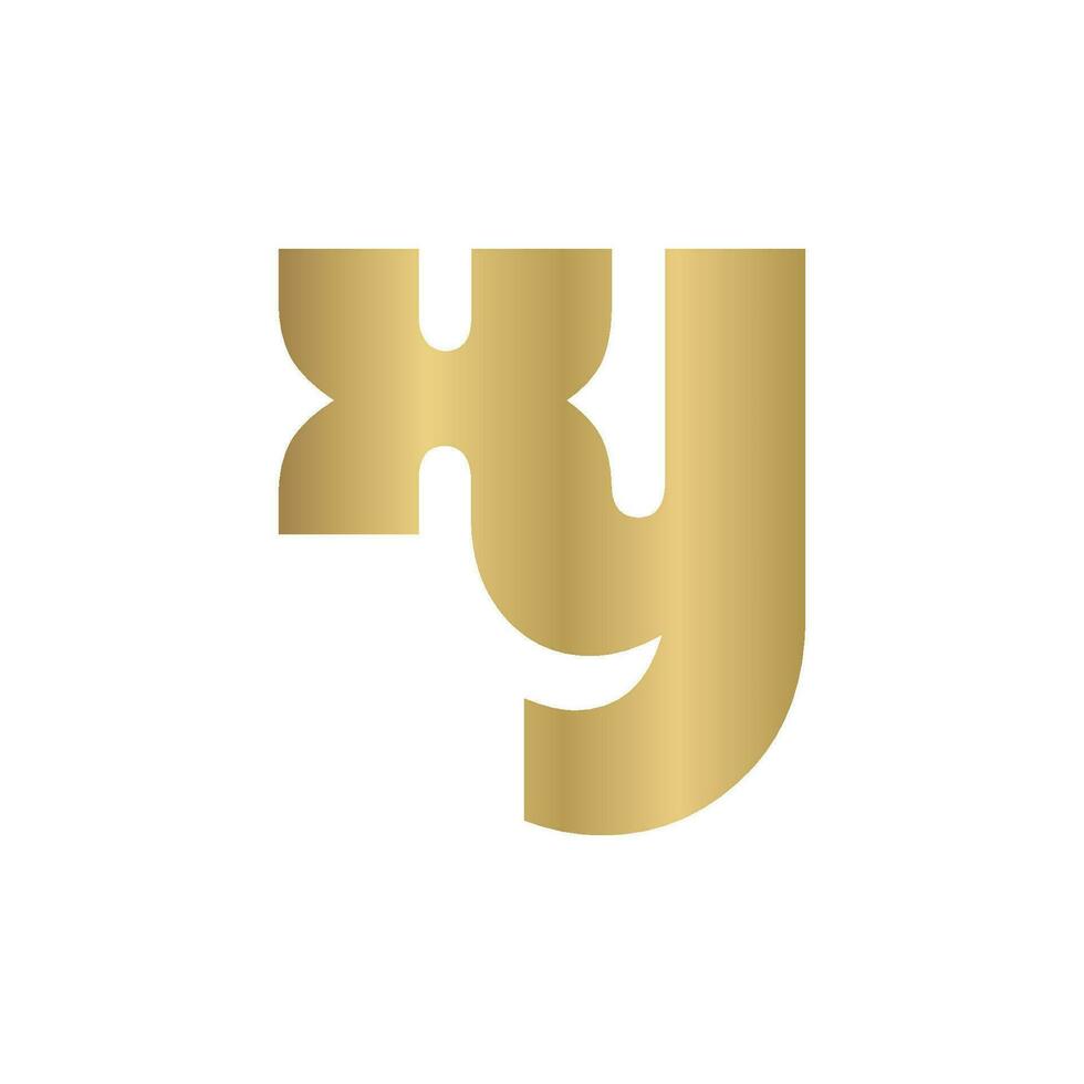 yx, xy, X e y astratto iniziale monogramma lettera alfabeto logo design vettore