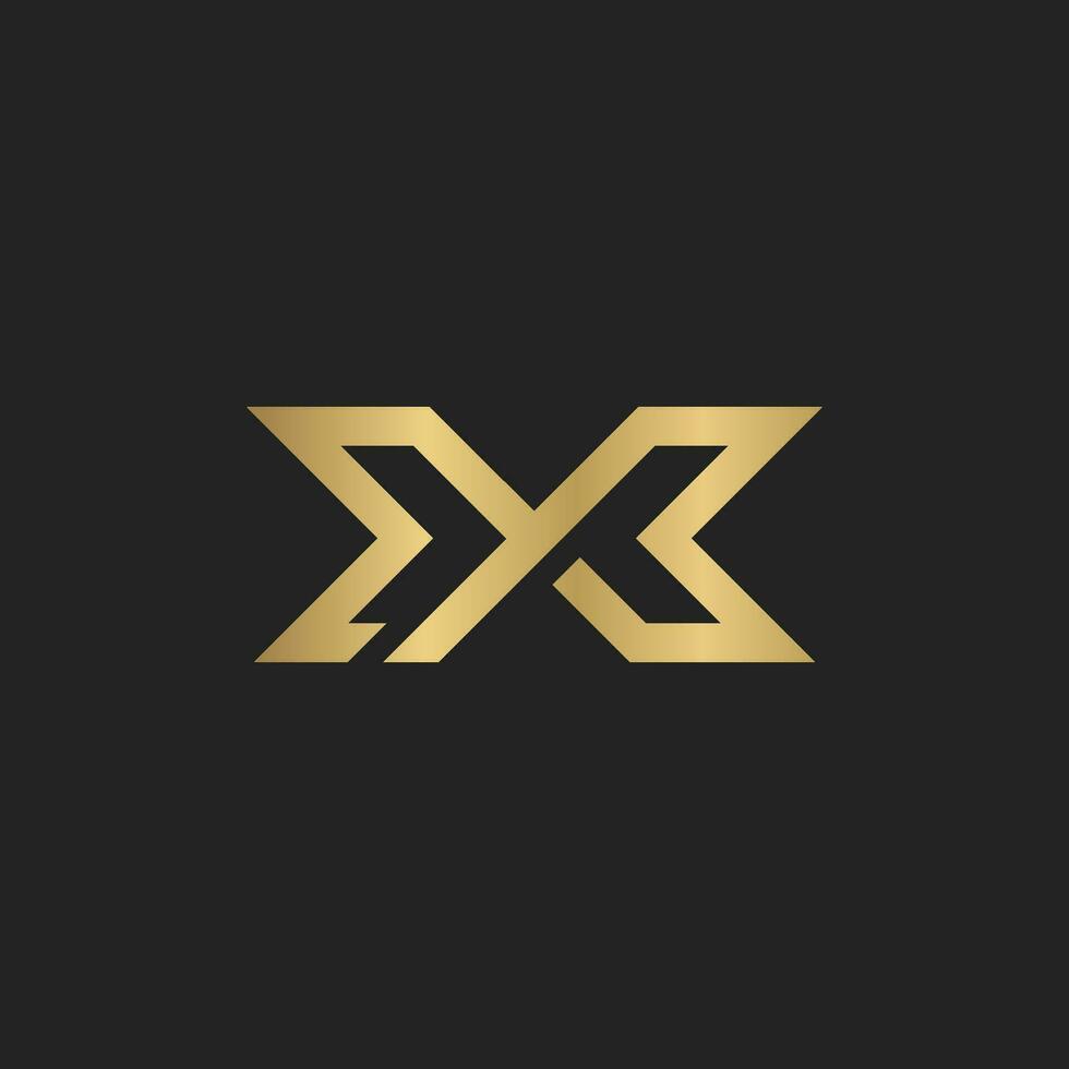 yx, xy, X e y astratto iniziale monogramma lettera alfabeto logo design vettore