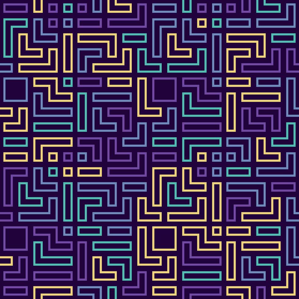 geometrico forme astratto sfondo. labirinto modello moderno sfondo vettore