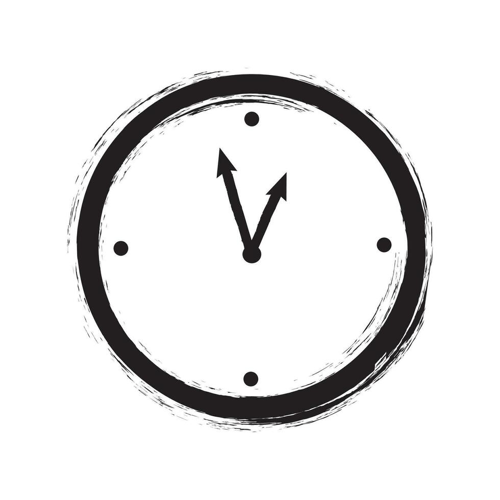 icone lineari di vettore di tempo e orologio disegnati a mano. gestione del tempo. timer, velocità, allarme, gestione del tempo, vettore dell'illustrazione del simbolo del calendario. scarabocchio