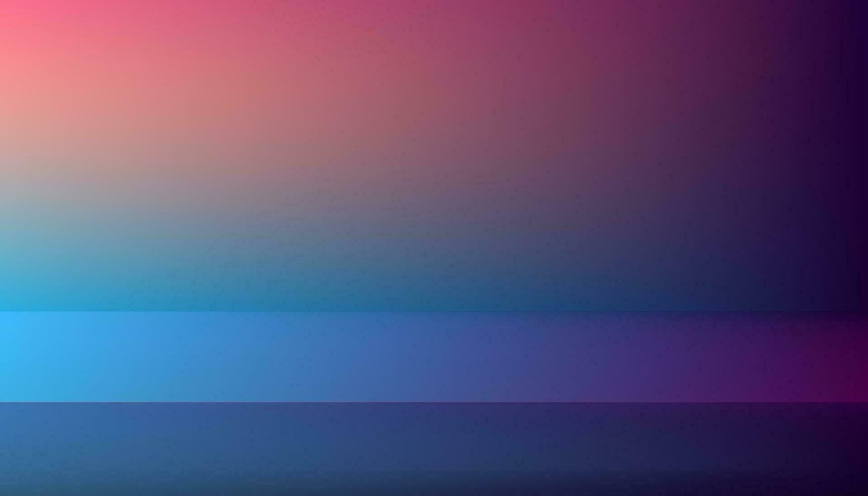 tecnologia sfondo, vuoto viola, blu, rosa studio parete camera con tavolo per Prodotto presente,vettore fondale Schermo podio con futuristico colorato neon luce, bandiera futuro cyberspazio concetto vettore