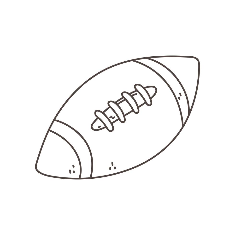 pallone da football americano vettore