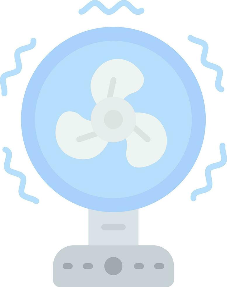 fan linea pieno icona vettore