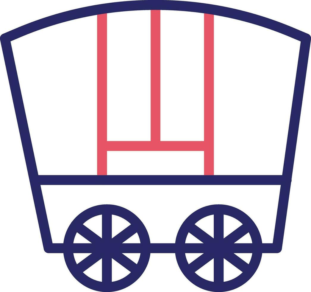 carrozza vettore icona