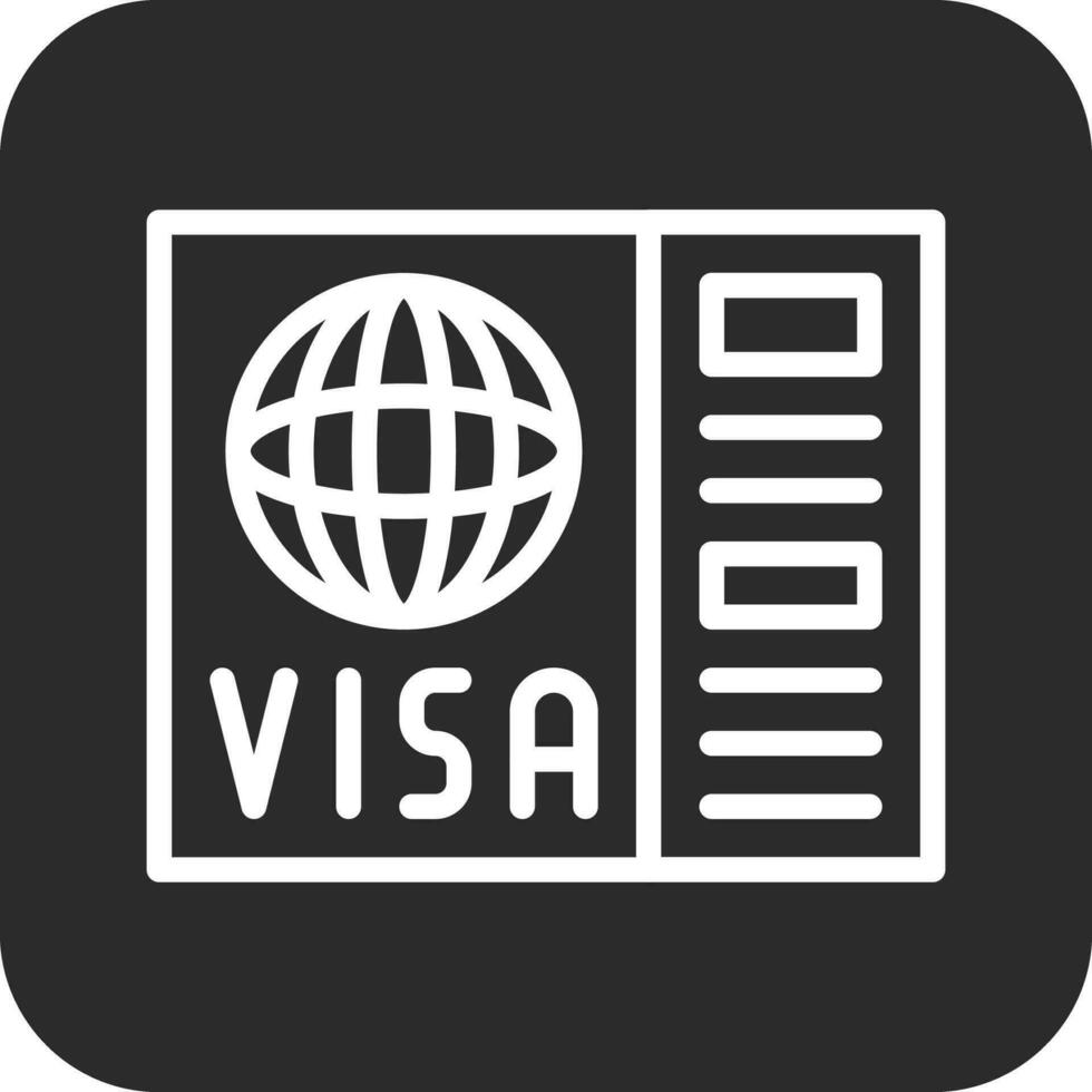 Visa vettore icona