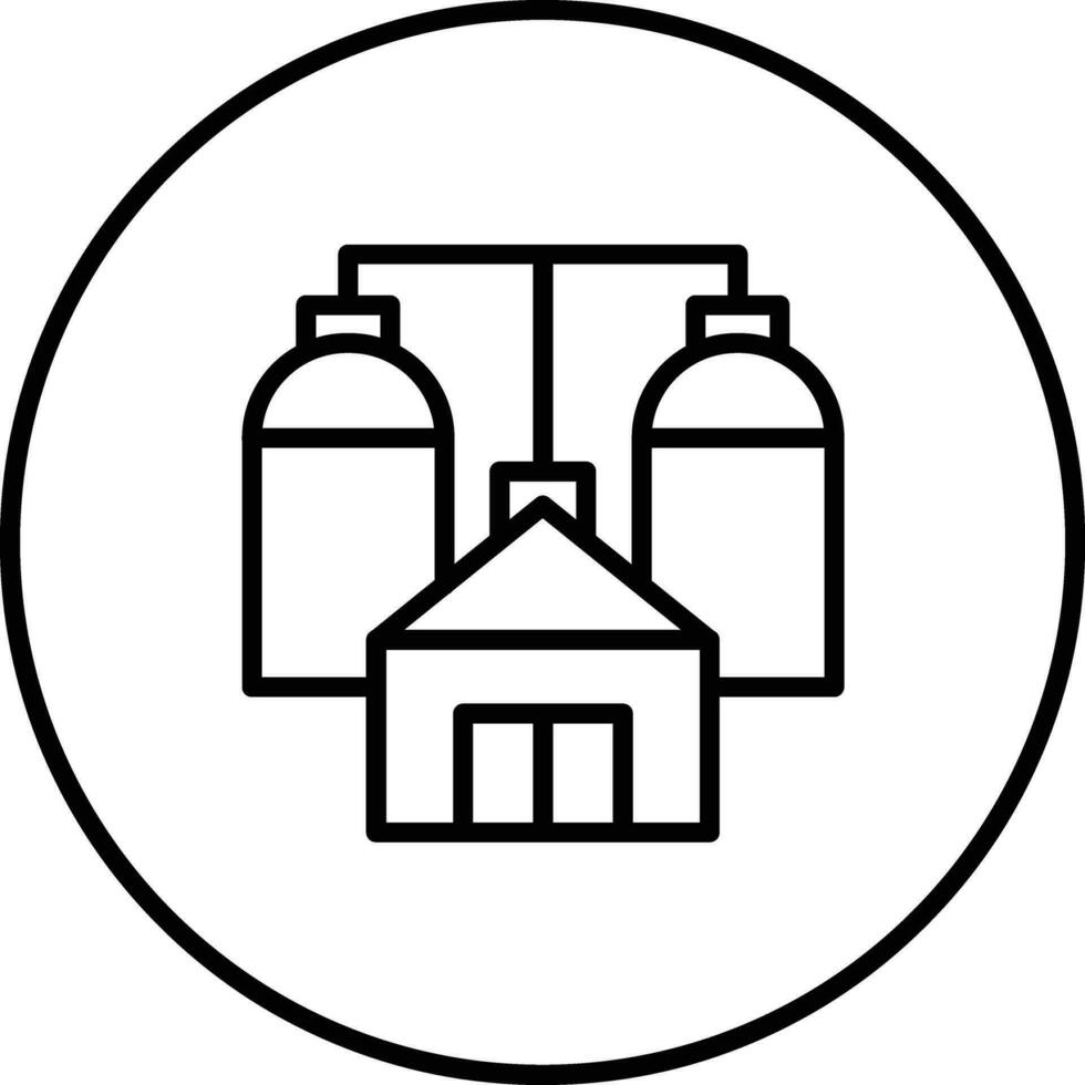 biogas vettore icona