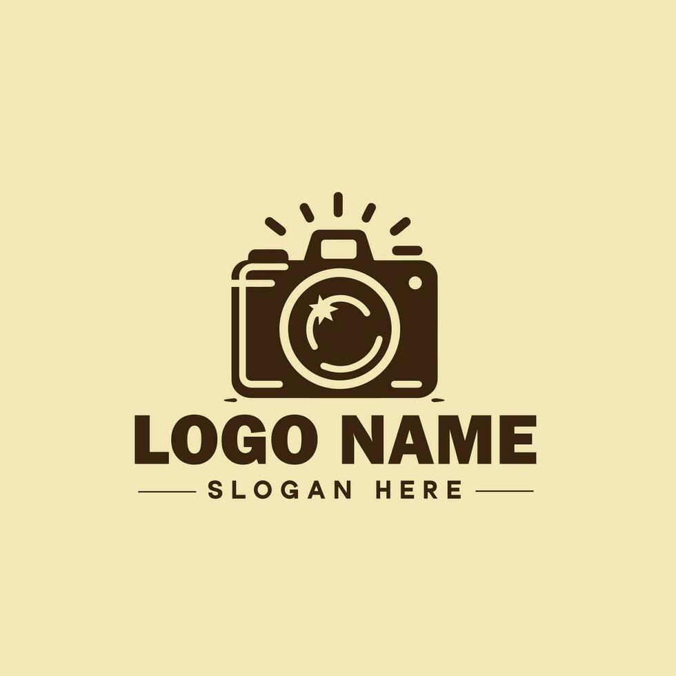 fotografia logo icona studio fotografo foto azienda marca logotipo moderno logo modello modificabile vettore