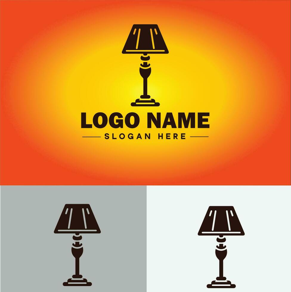 lampada logo lampadina leggero icona azienda marca attività commerciale logo modello modificabile vettore