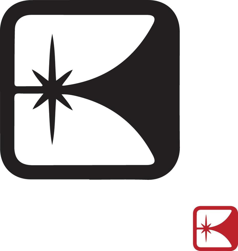 App logo per scrittori, creatori studenti vettore