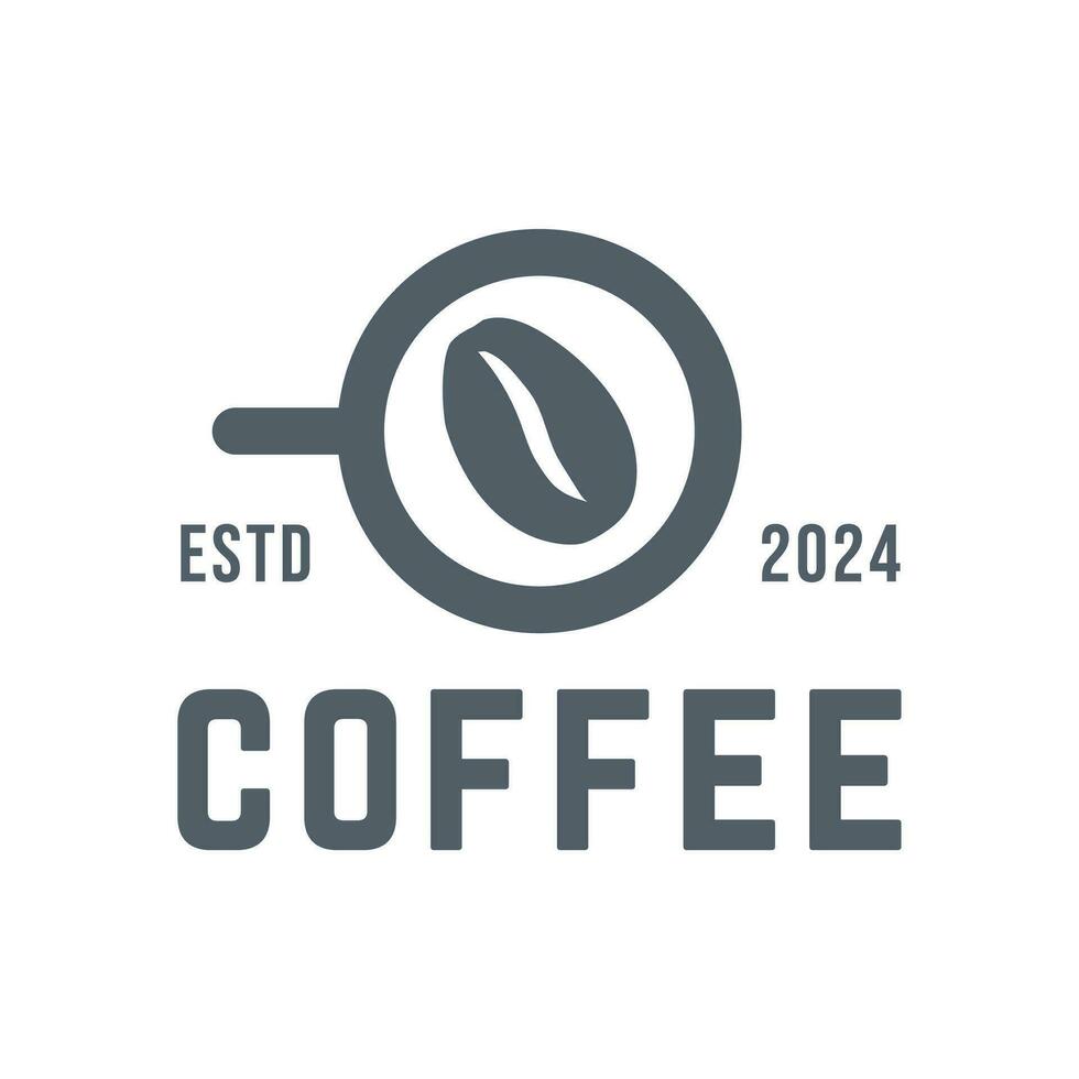 caffè logo, adatto per caffè negozio logo o Prodotto marca identità. vettore