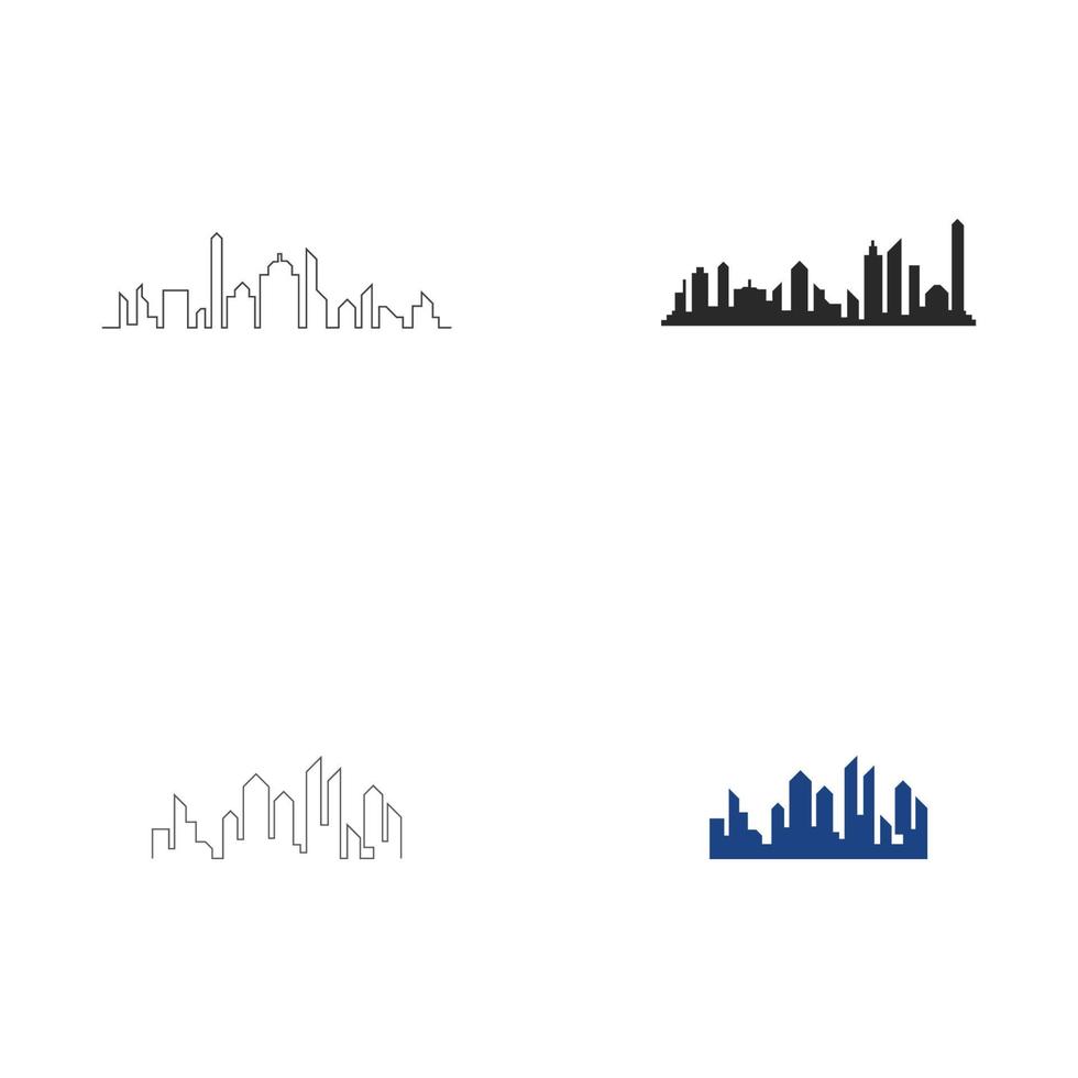 modello di illustrazione vettoriale logo skyline della città