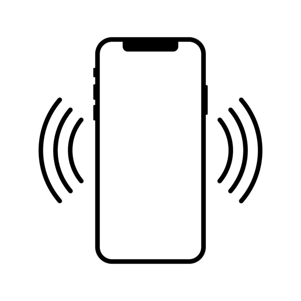 vettore semplice icona di un' suono telefono