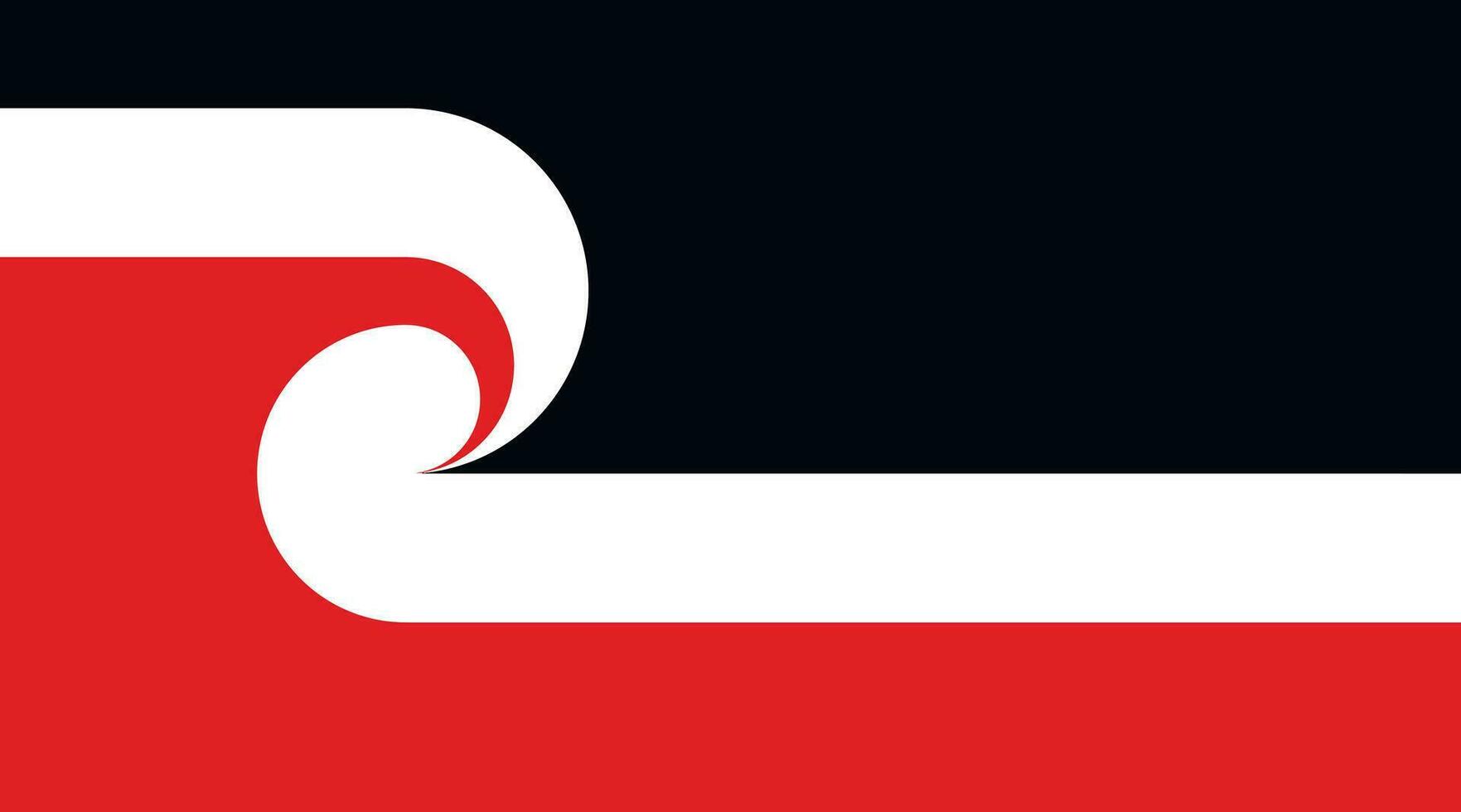 tino rangatiratanga maori sovranità movimento bandiera vettore