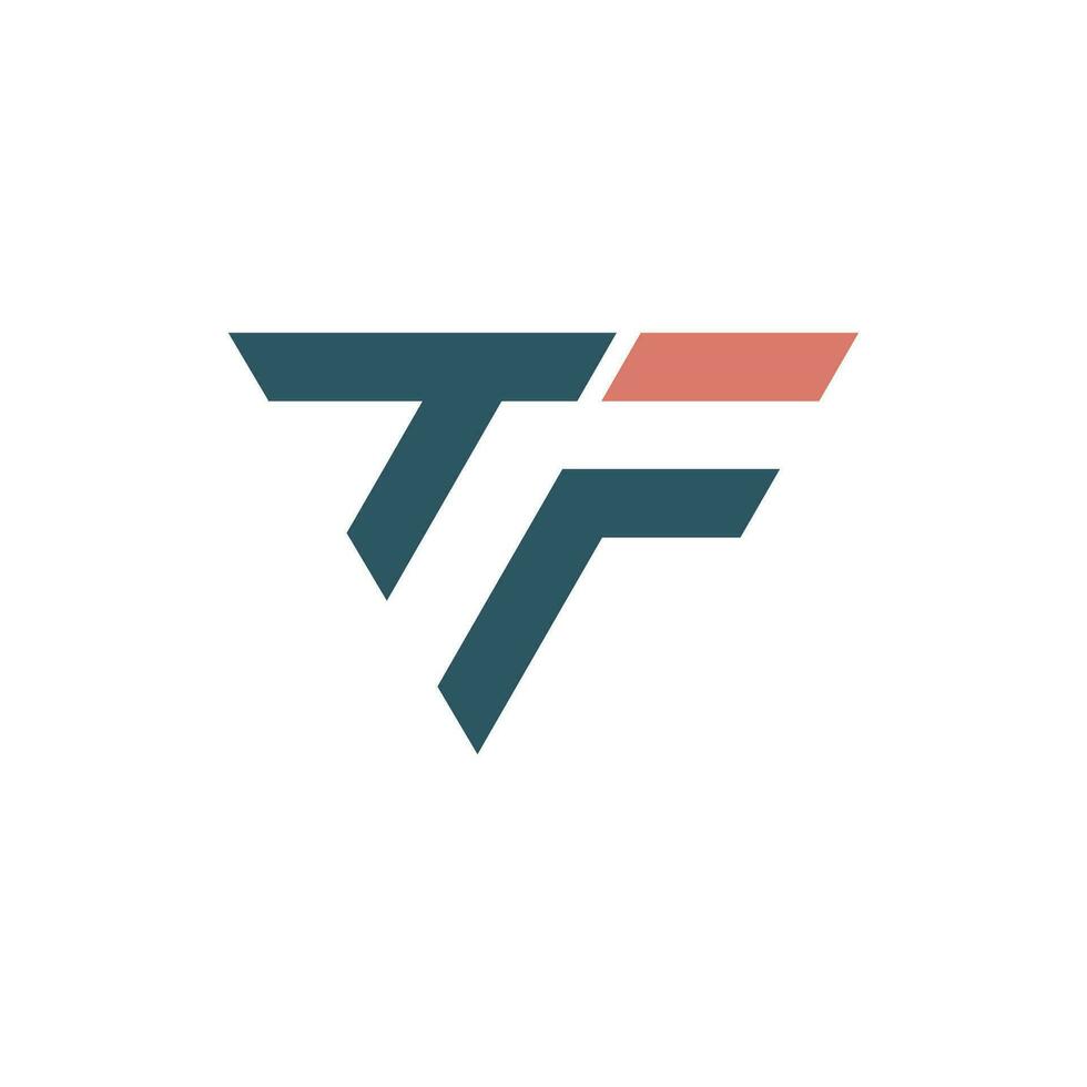 iniziale lettera tf logo o ft logo vettore design modello