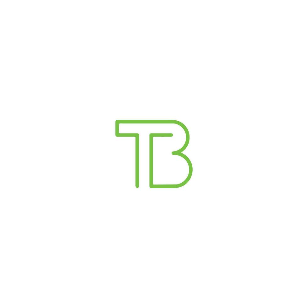 iniziale lettera tb logo o bt logo vettore design modelli