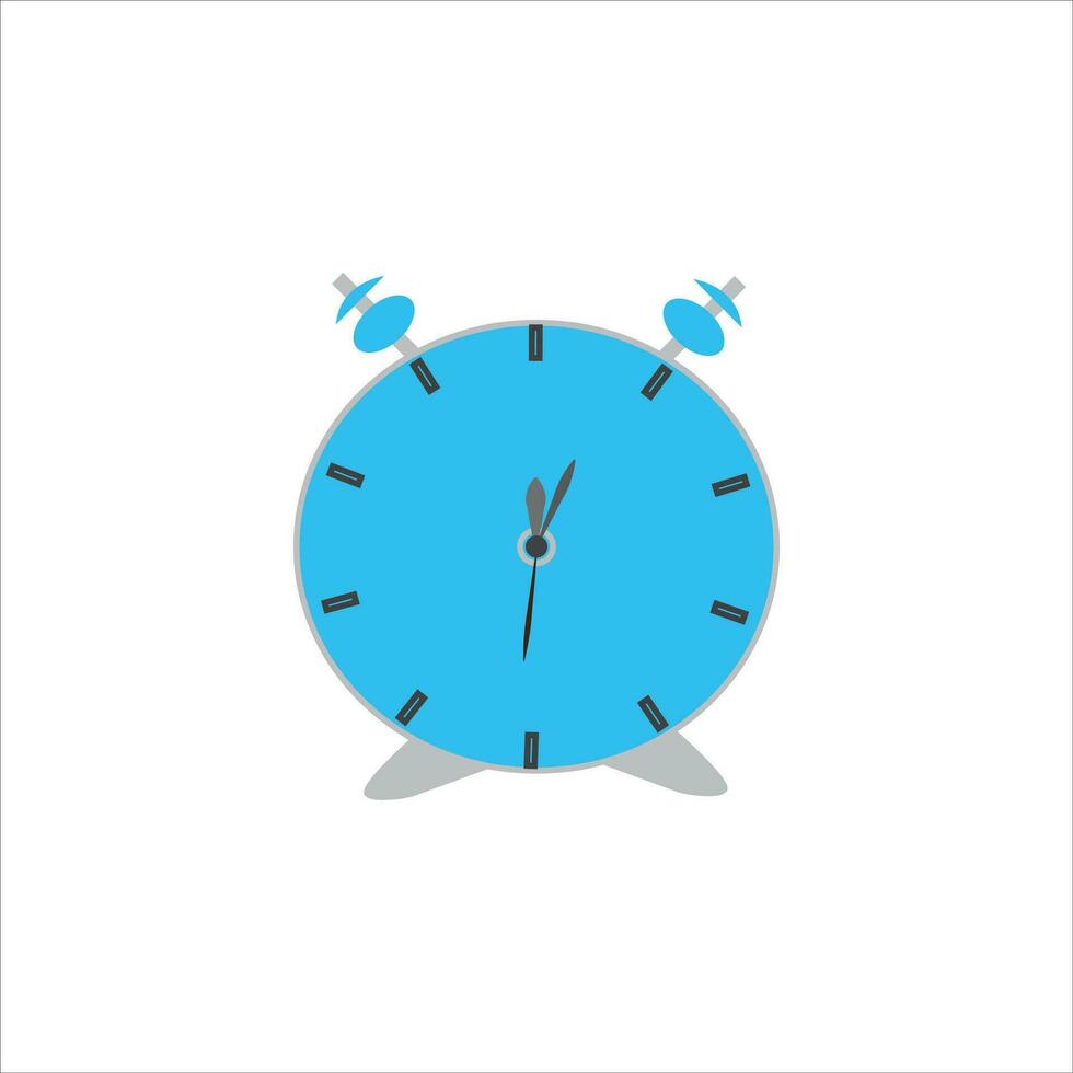 allarme orologio nel un' piatto stile. creativo bellissimo vettore illustrazione allarme orologio.