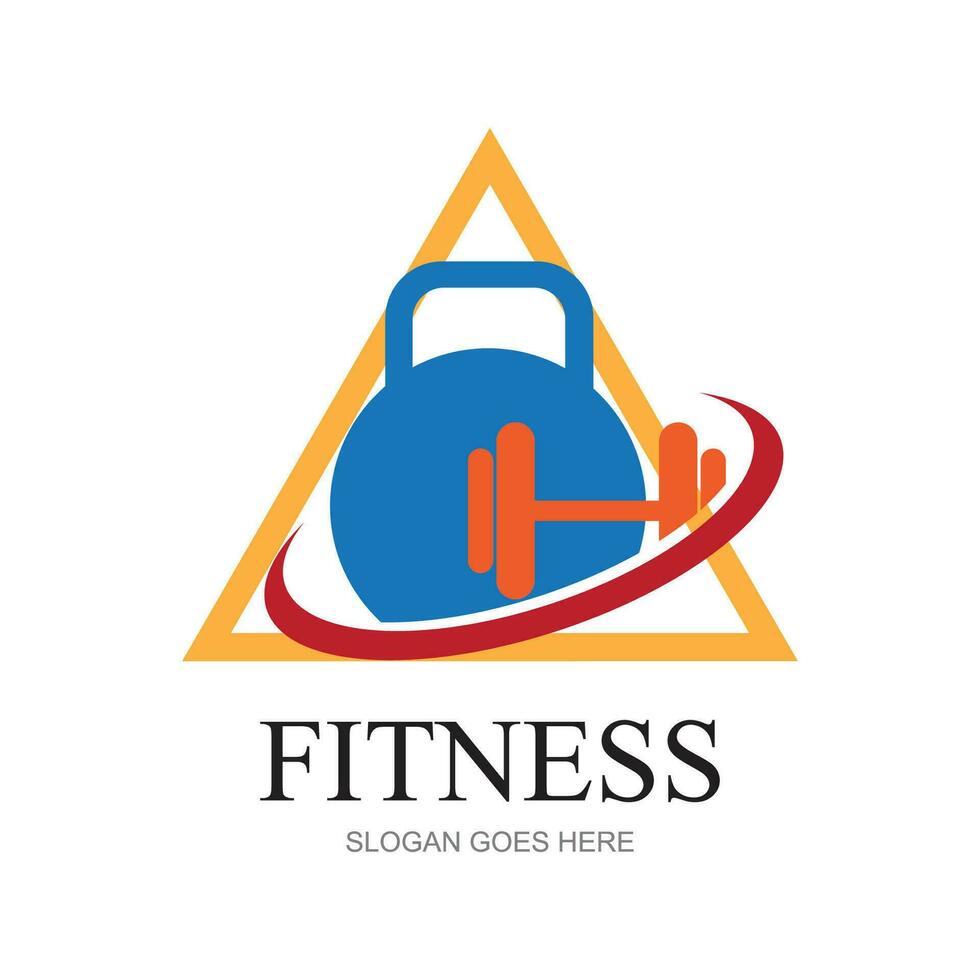 grafico vettore illustrazione per fitness, Palestra sport, gli sport club Perfetto per il branding palestra, fitness centro, ecc