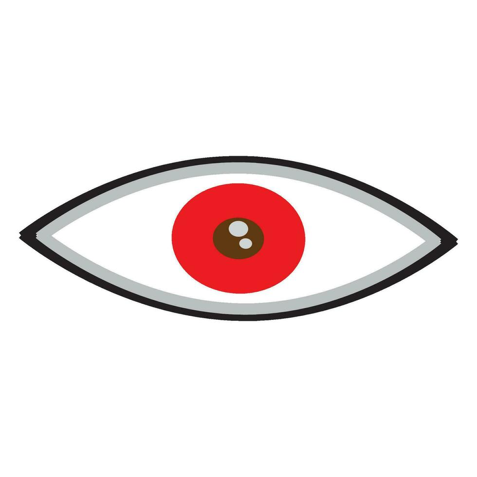 occhio icona logo vettore design modello