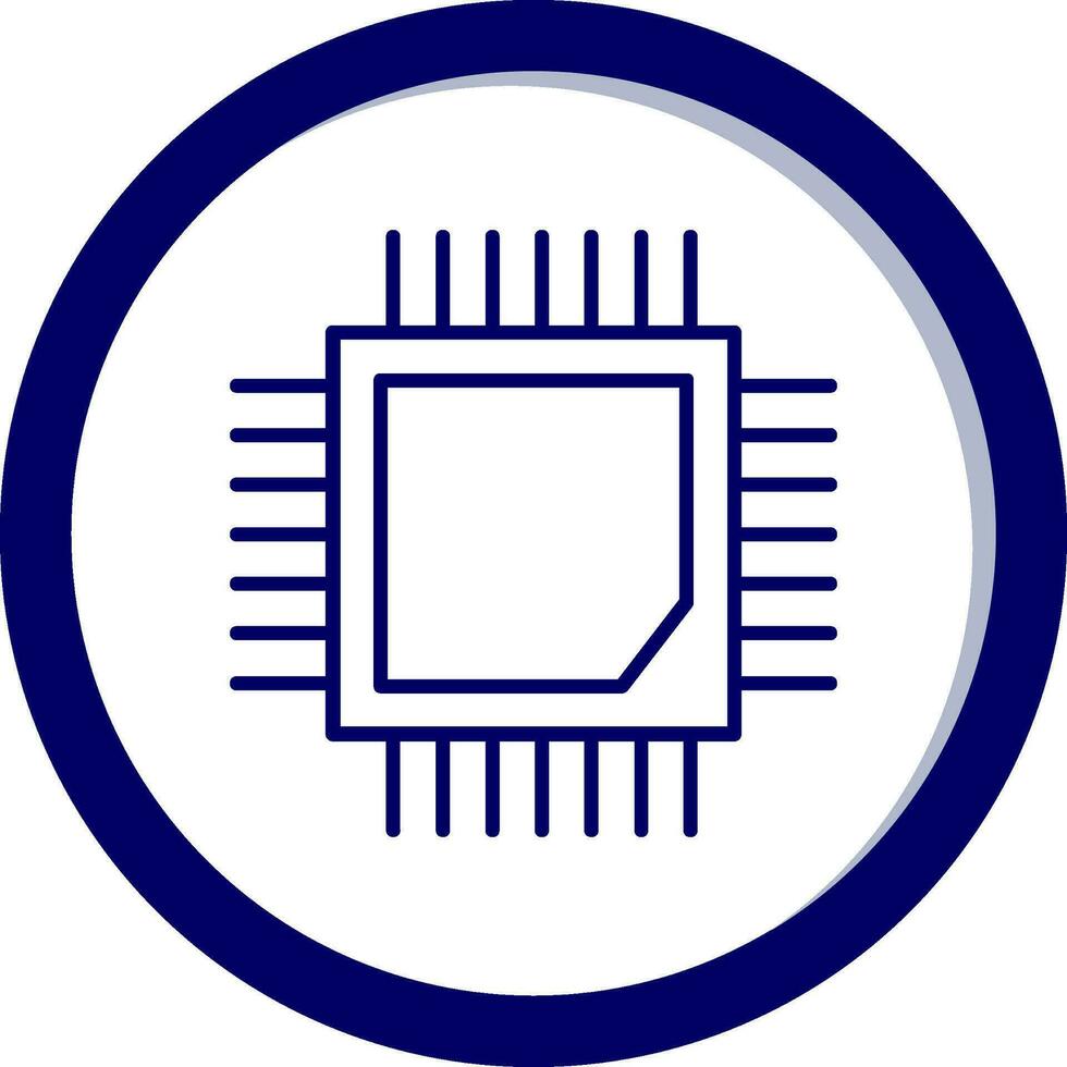 processore vettore icona