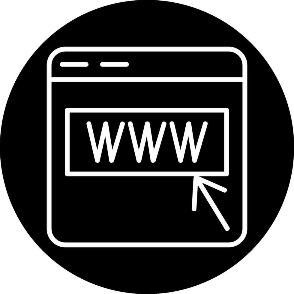 sito web vettore icona