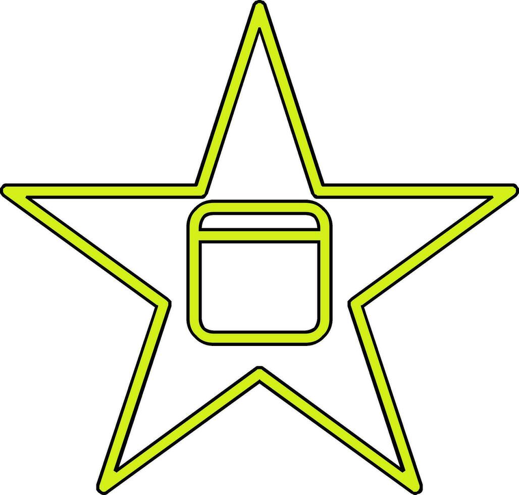 icona vettoriale stella